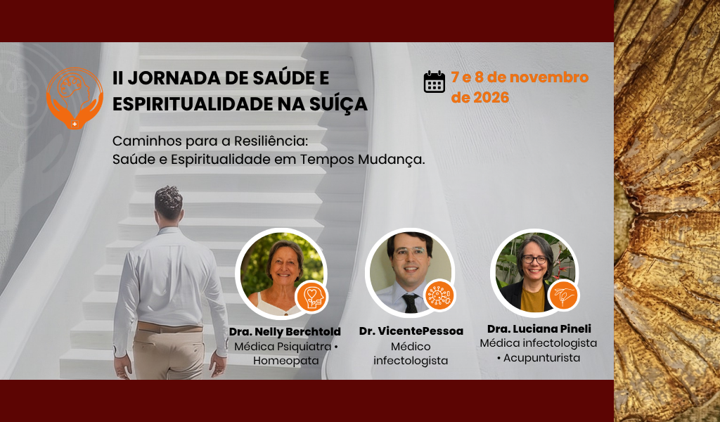 II Jornada da Saúde e Espiritualidade na Suíça — 7 e 8 de novembro de 2026